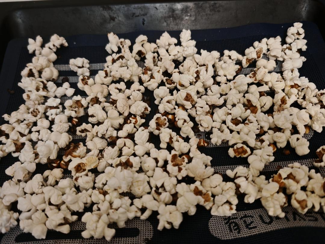 烤箱版无糖无油爆米花