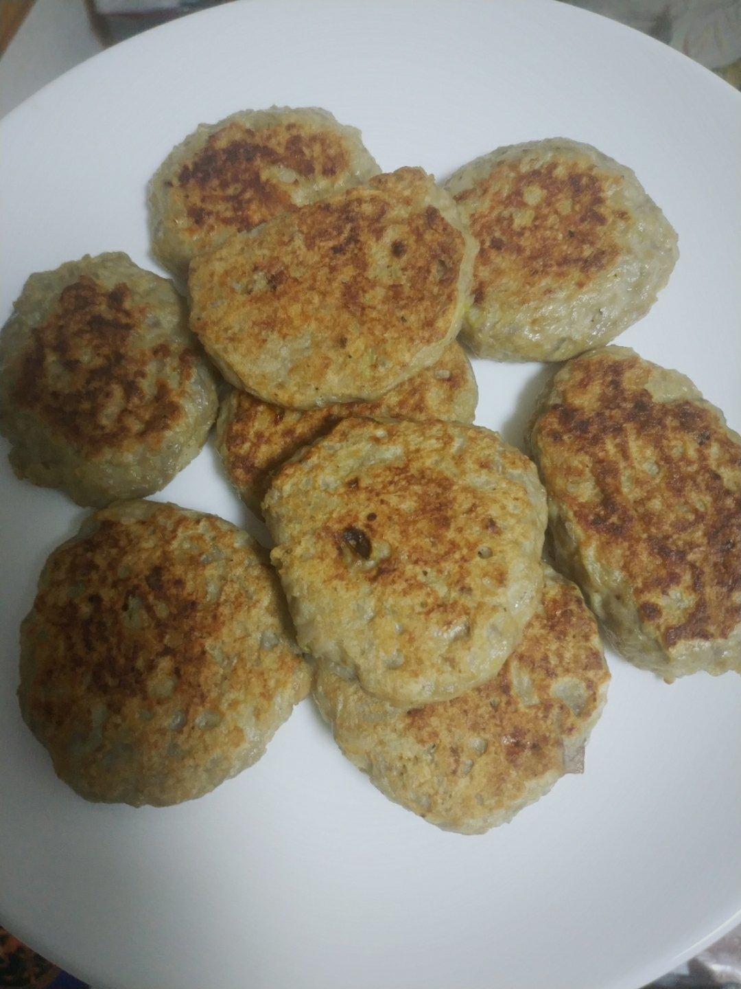 不放油的香煎藕饼🤗