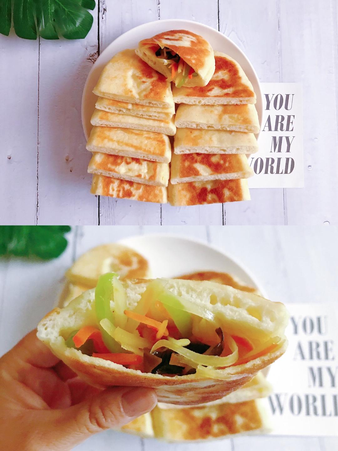 超好吃的发面口袋饼的做法