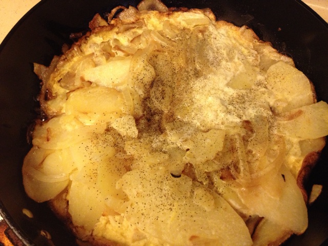 西班牙土豆煎蛋饼