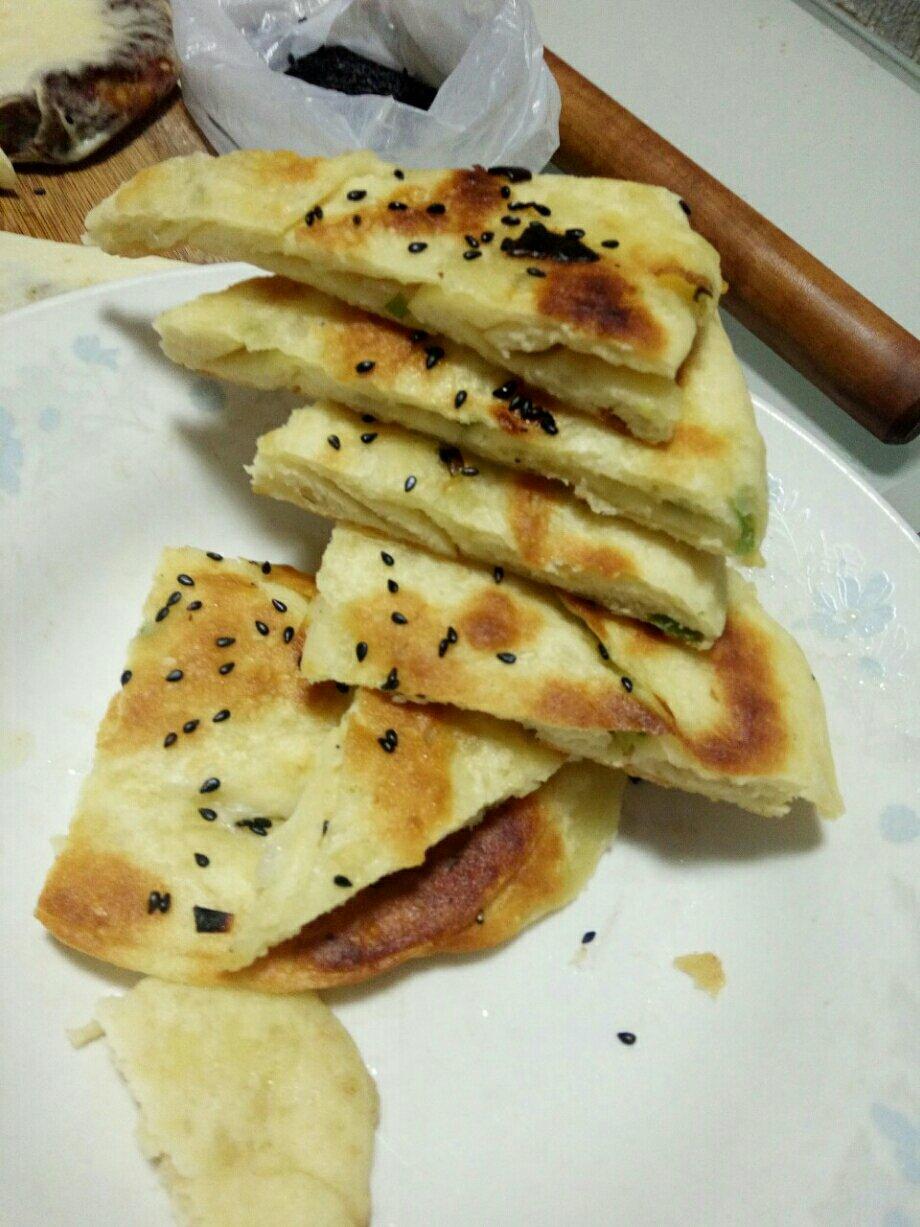 发面葱油饼
