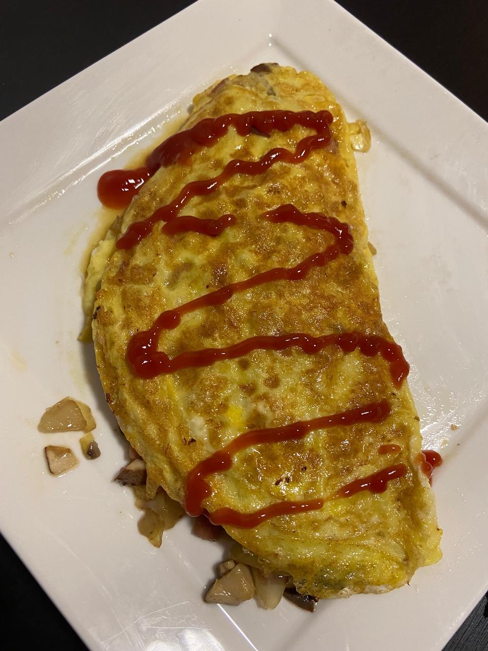营养丰富又好吃的美式omelet欧姆雷特蛋