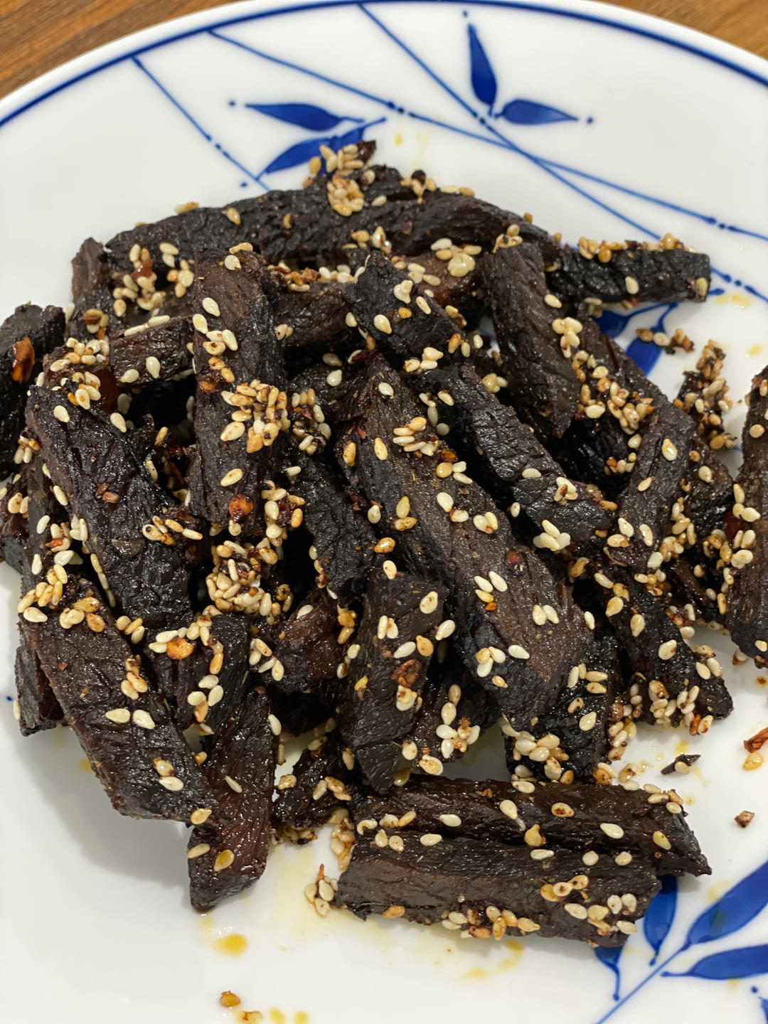 香辣牛肉干（内含宝宝吃的无辣版本）