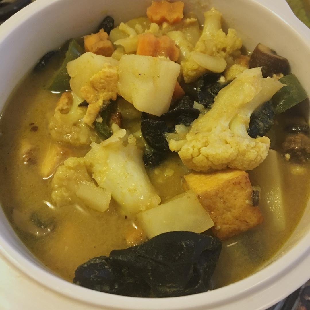 豆腐绿咖喱