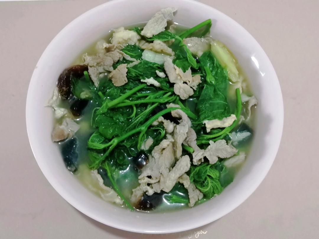 上汤瘦肉桑叶