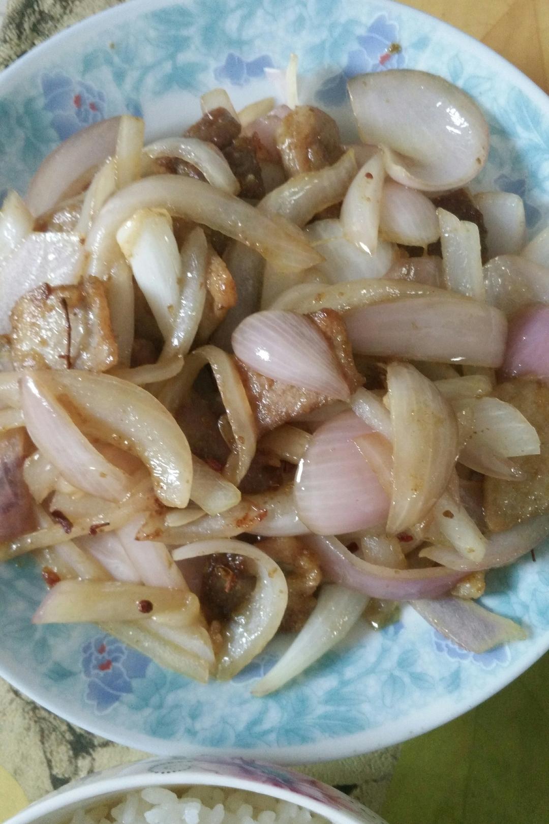 蘑菇小女巫rosemary做的洋葱孜然炒肉