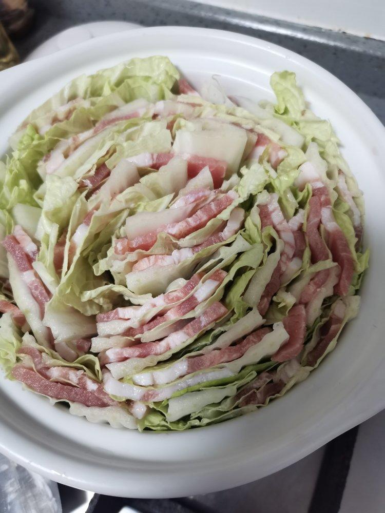 千层派 白菜猪肉锅