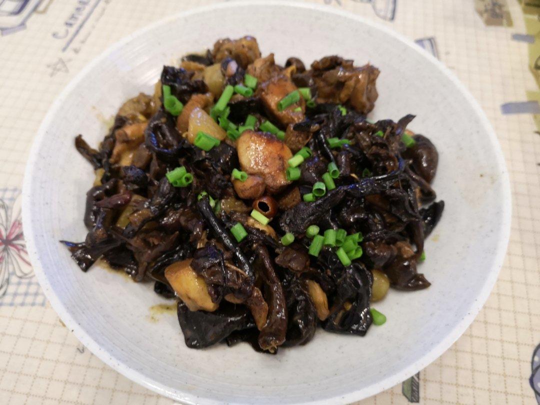 小鸡蘑菇炖粉条