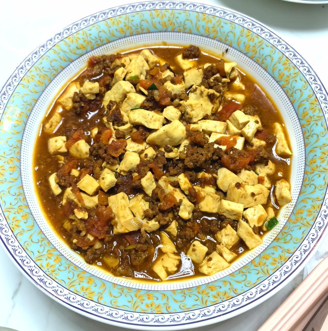 番茄肉沫豆腐（超下饭）