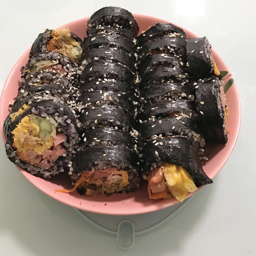 高颜值的紫菜包饭