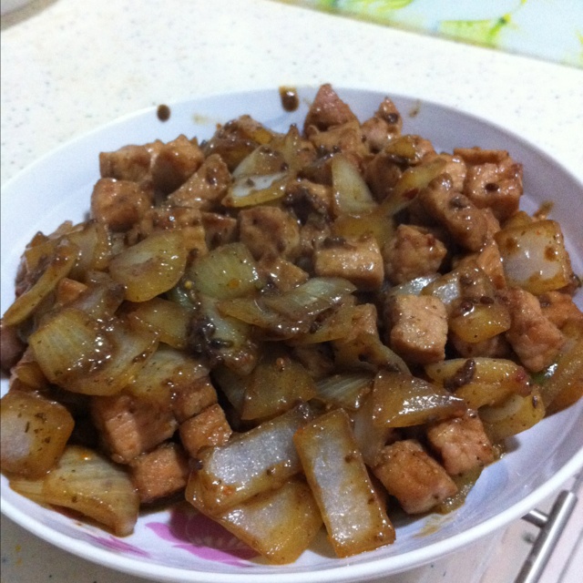 孜然牛肉粒