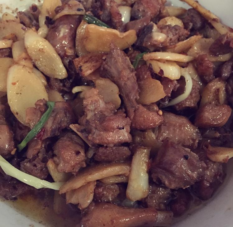 湘味仔姜炒鸭（炒得好累）