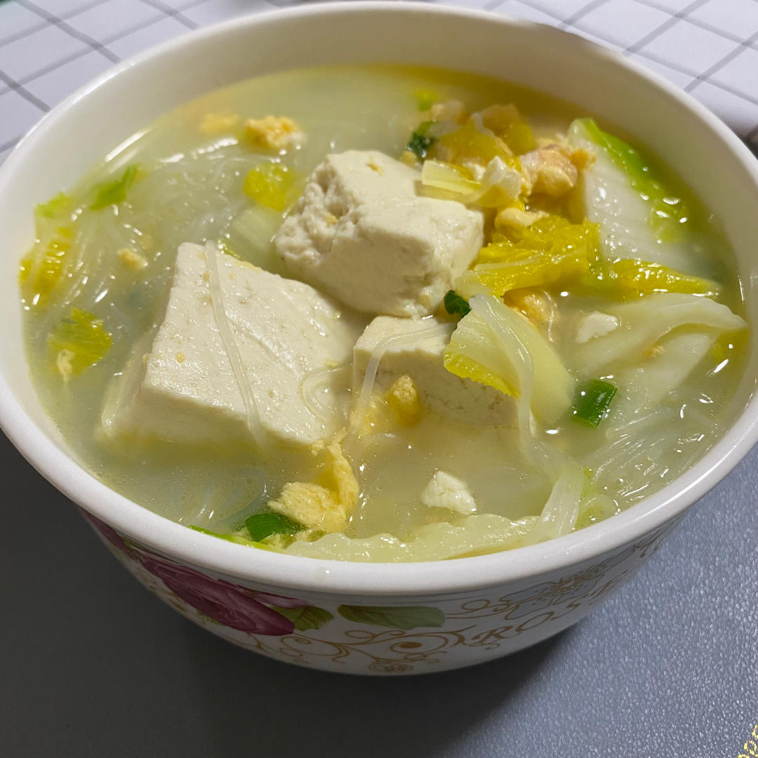白菜豆腐汤