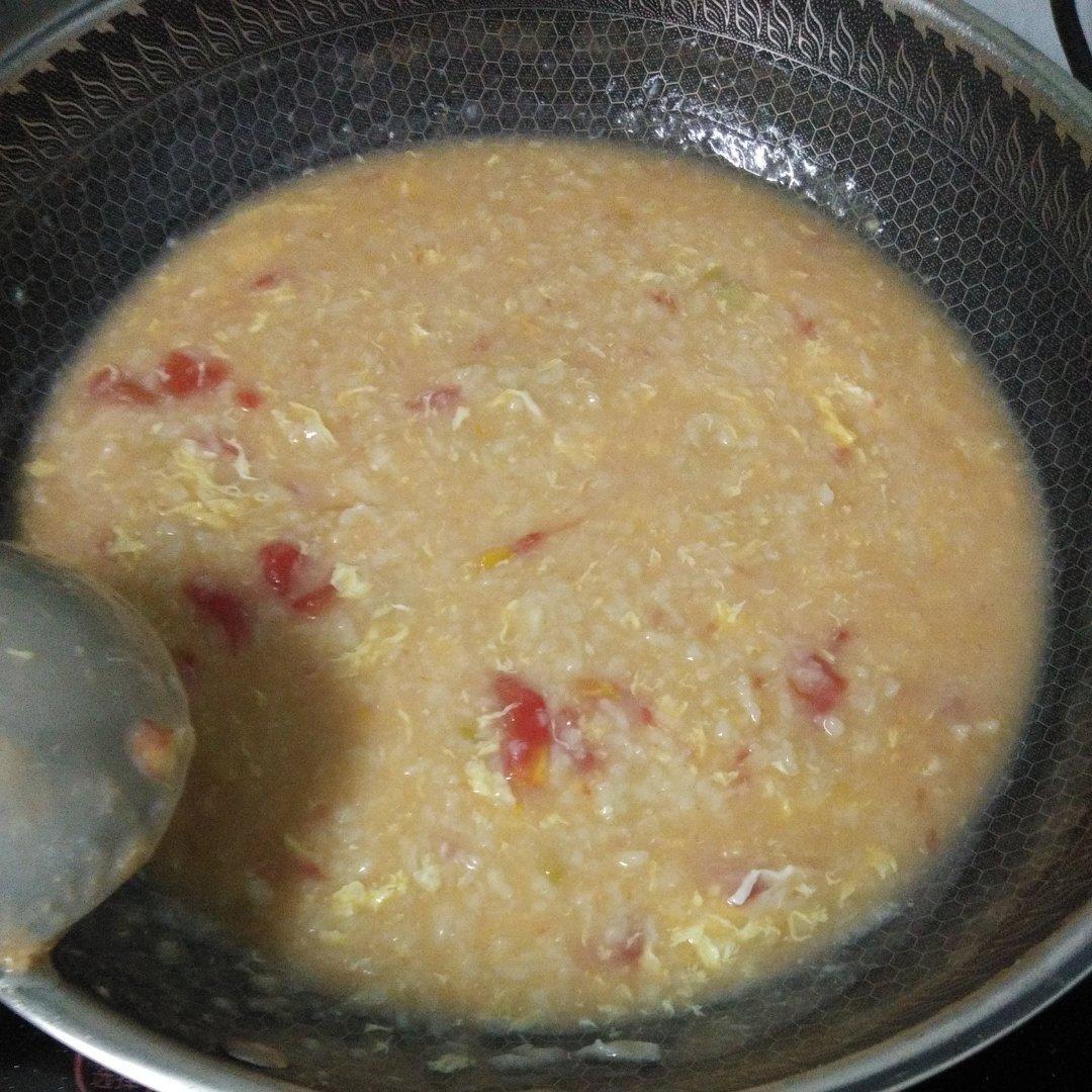 西红柿鸡蛋疙瘩汤