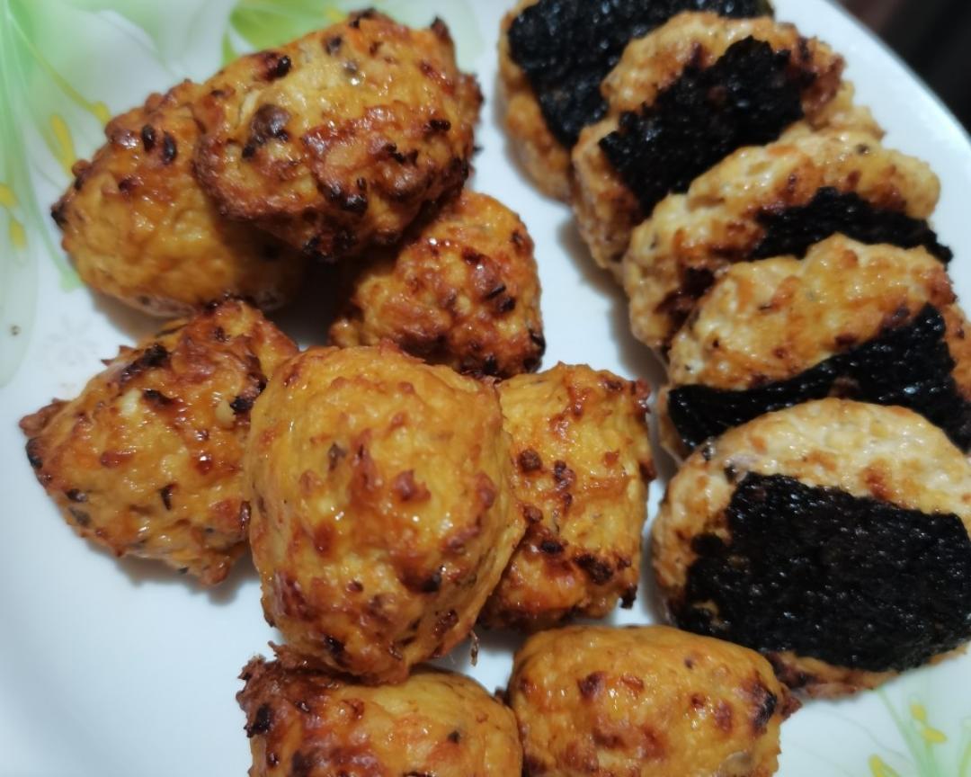 海苔豆腐鸡肉饼/丸子—减脂餐
