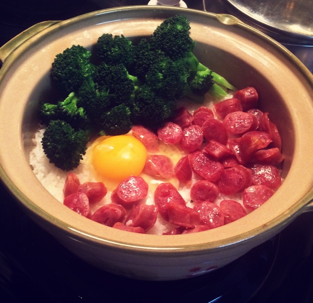 腊肠煲仔饭