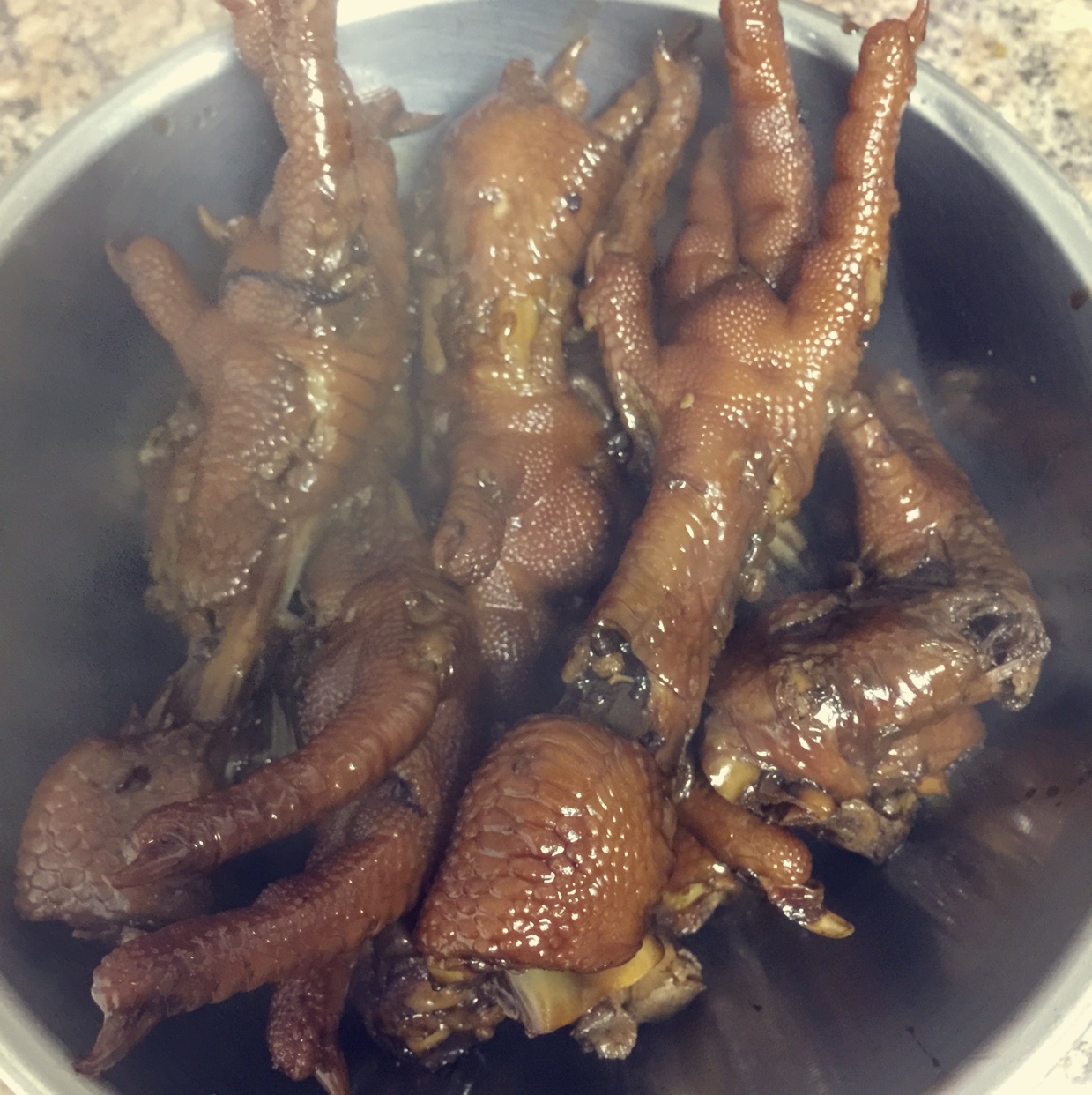 香辣卤鸡爪