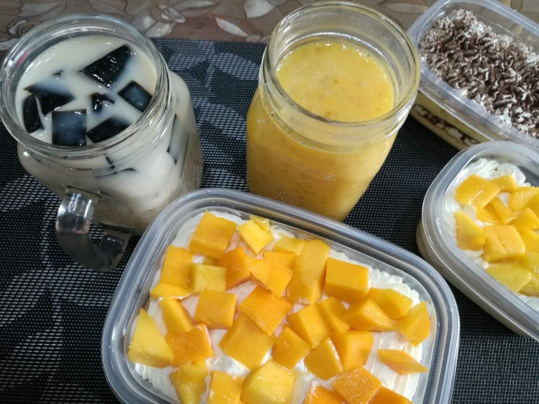 简单快手的便当饭盒水果盒子蛋糕