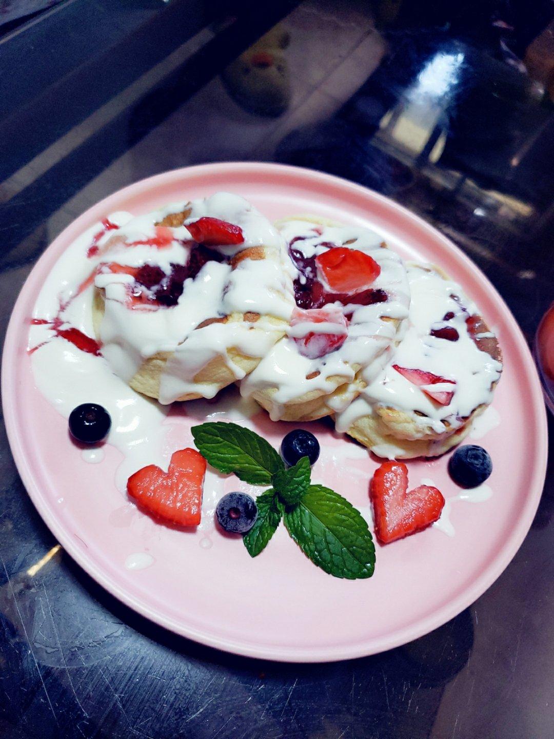 原味无油日式舒芙蕾厚松饼