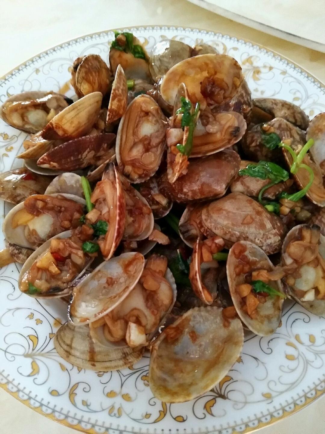 爆炒花甲