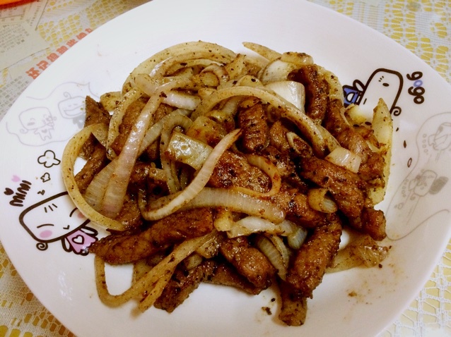 洋葱黑椒牛柳