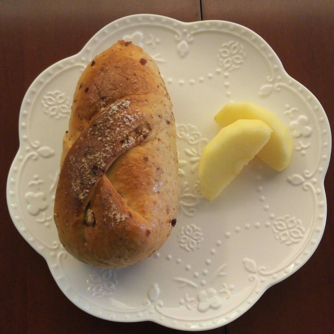 全麦牛奶蜜豆软欧