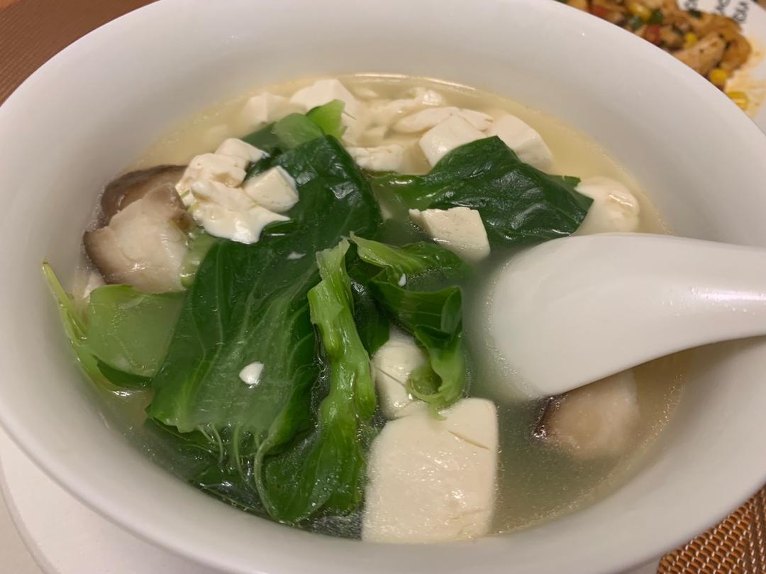 青菜豆腐汤