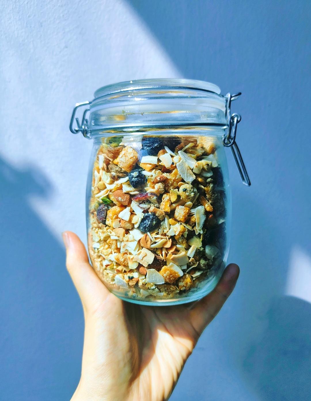 烤麦片granola（代糖版）的做法