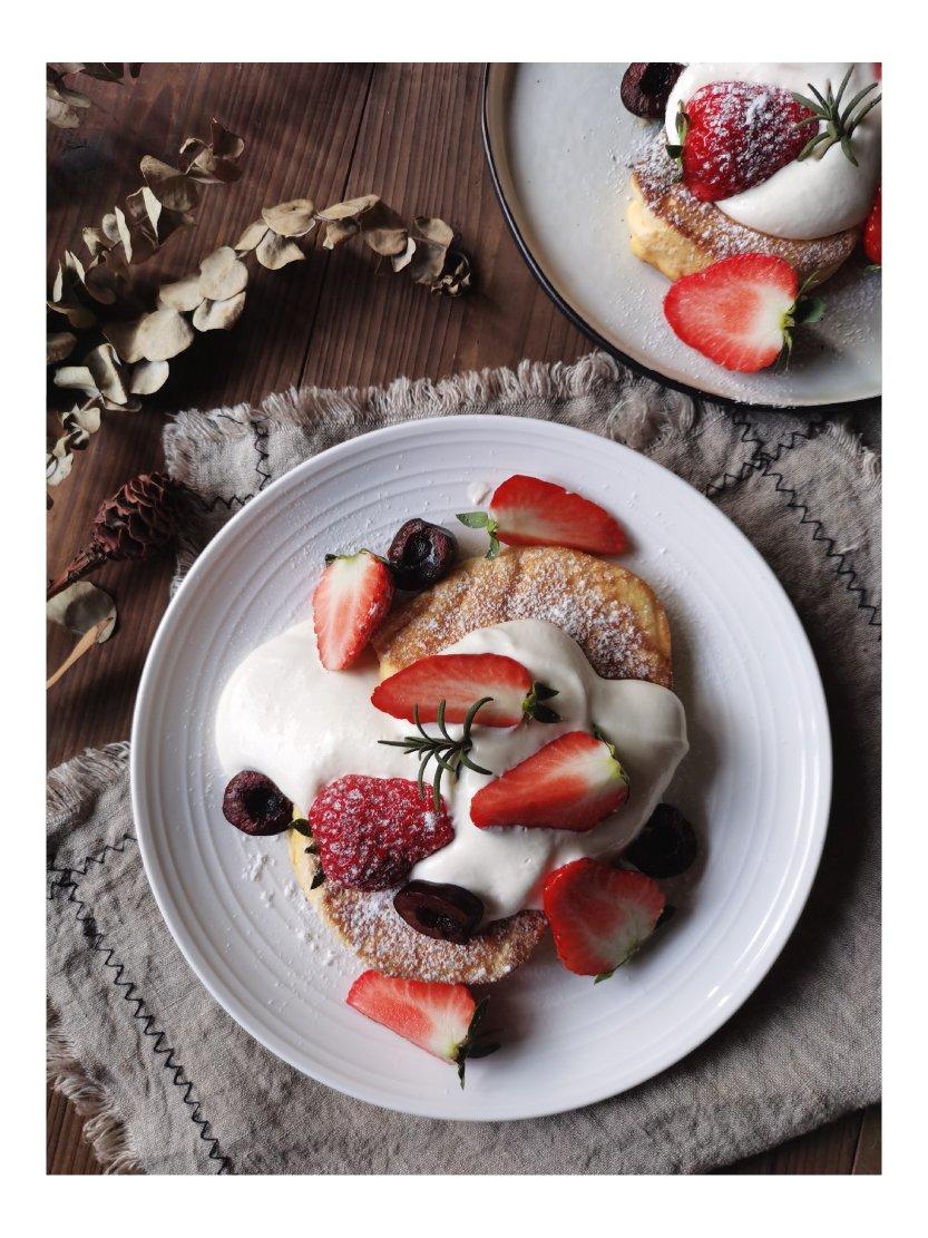 黑糖珍珠舒芙蕾松饼