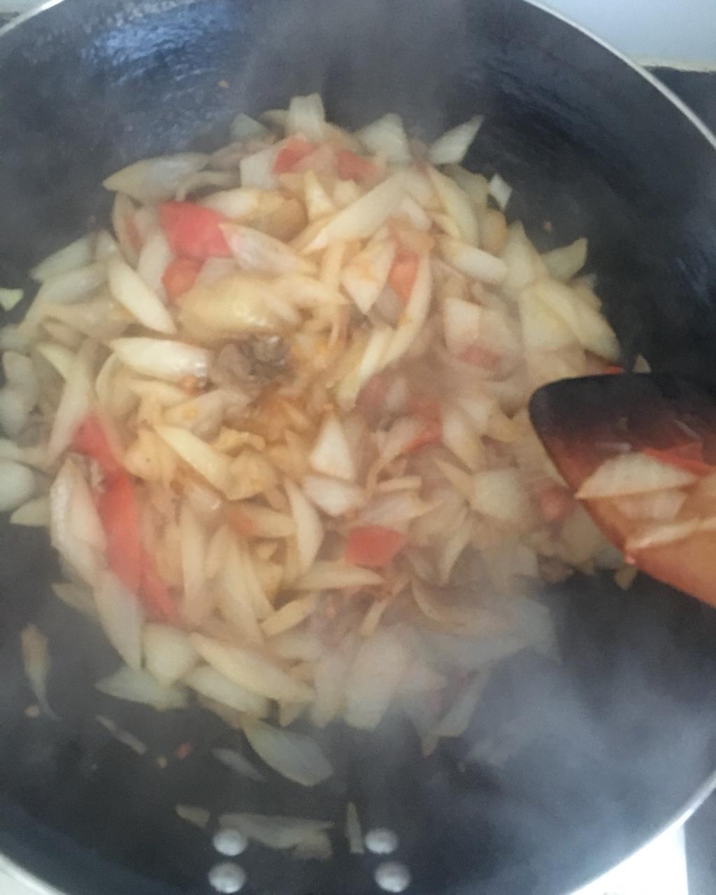 洋葱炒羊肉