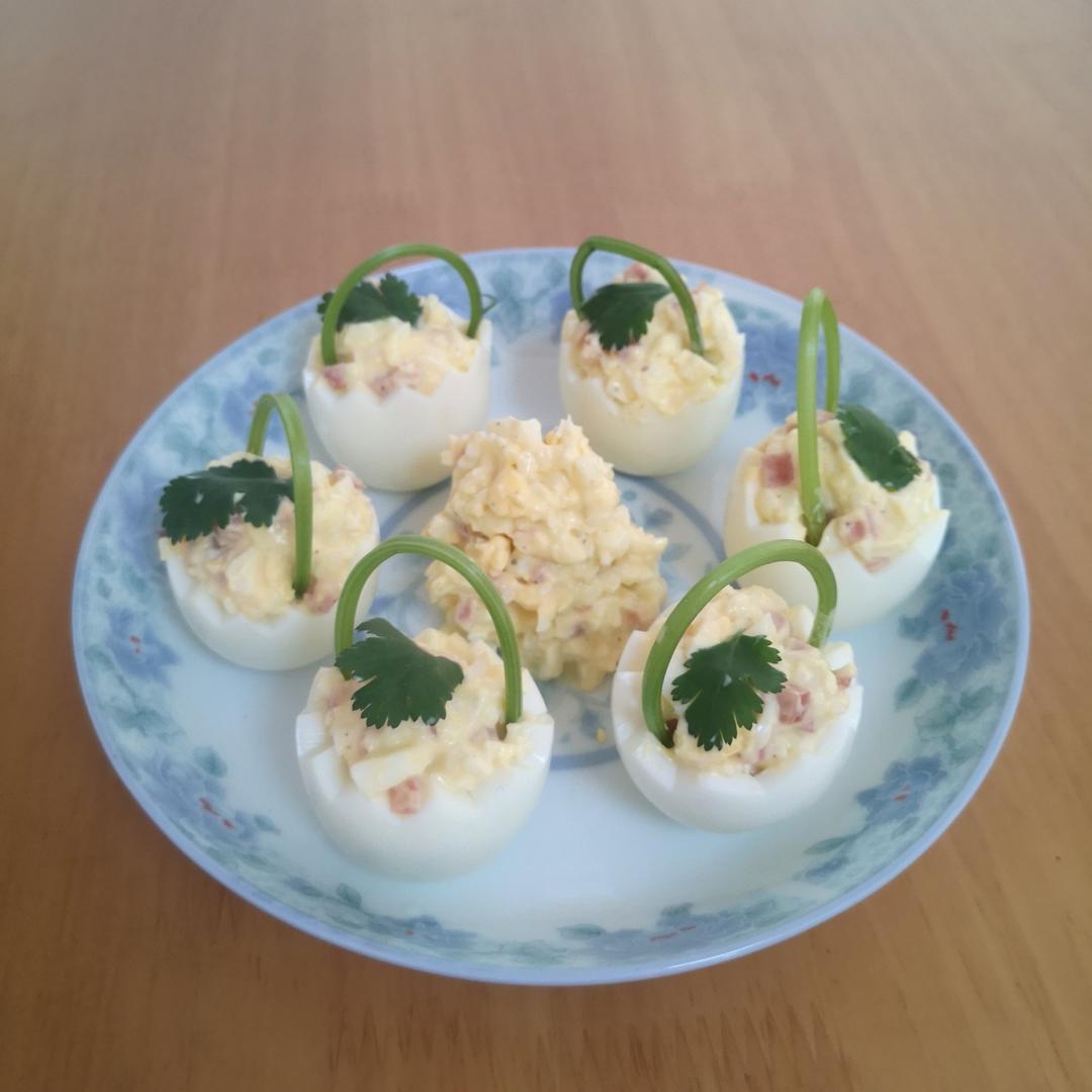 🌸鸡蛋花篮沙拉花－增强免疫力.低卡减脂🌸