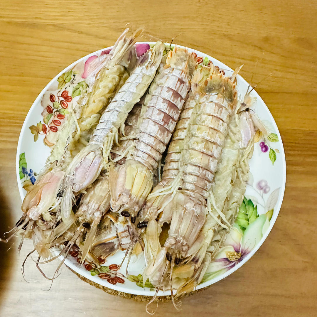 清蒸皮皮虾