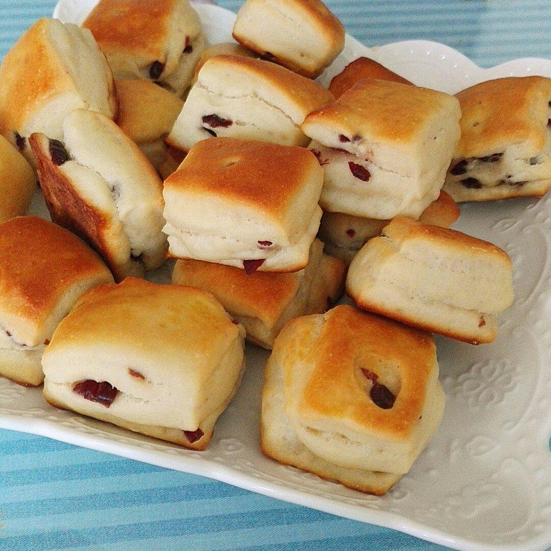 蔓越莓优格小面包块