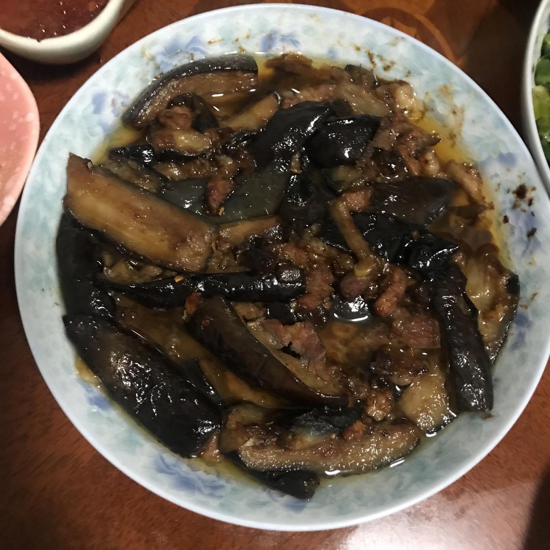 酱香肉末烧茄子