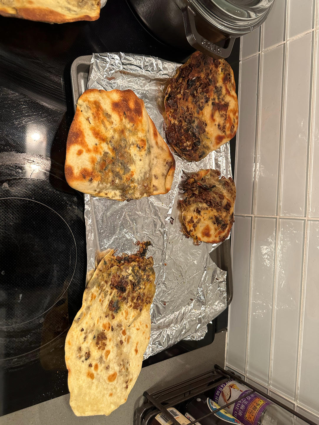 梅干菜肉饼（平底锅煎和烤箱烤两种吃法）