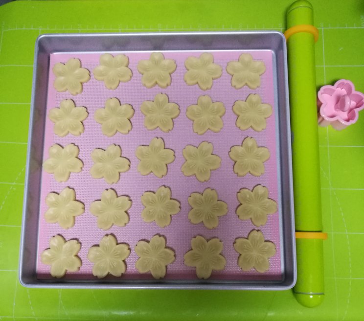 樱花造型饼干