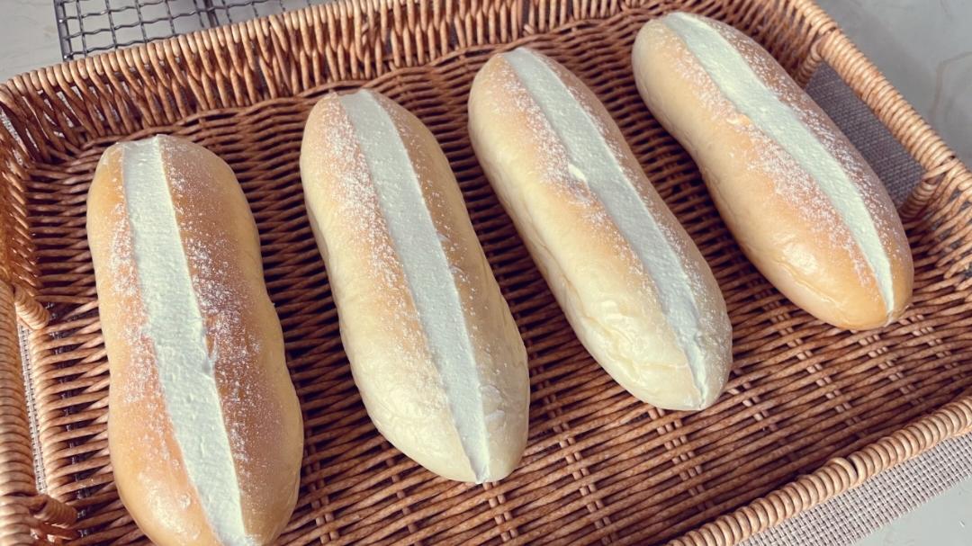 保存吧很难找 奶油面包保姆级教程 软fufu能爆浆 我一口气能吃3个