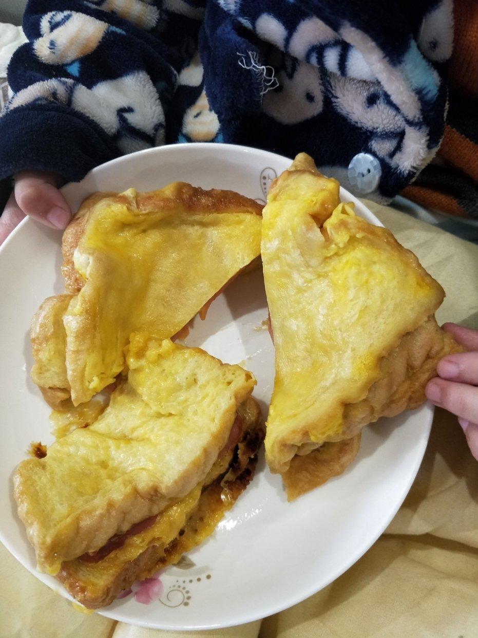 微波炉版西多士
