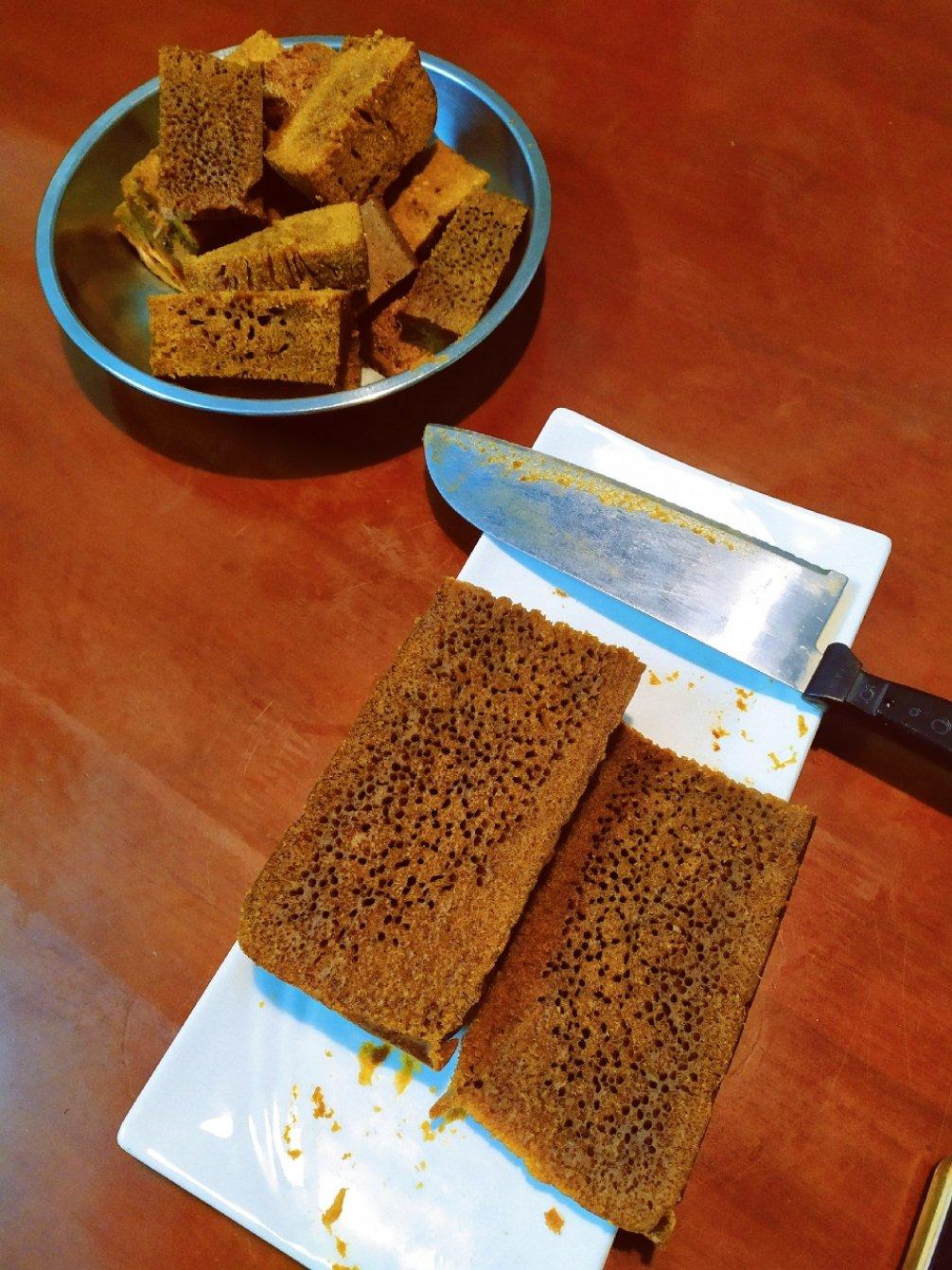 Q弹软糯的蜂巢蛋糕