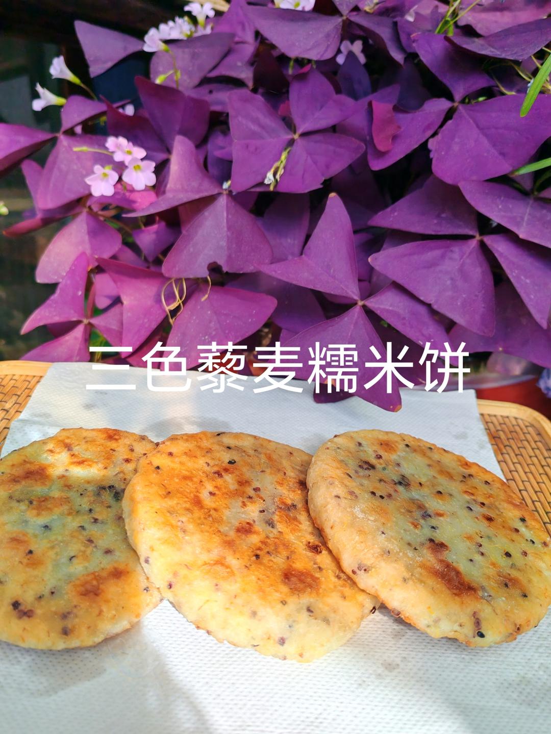 三色藜麦糯米饼⭕️⭕️