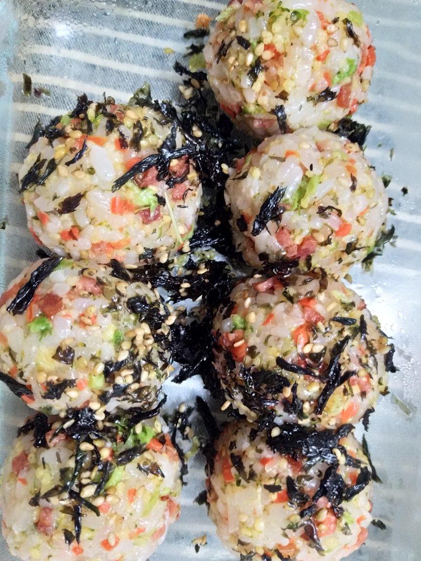 【五彩小饭团】有米有菜，有肉有奶有海鲜🥰