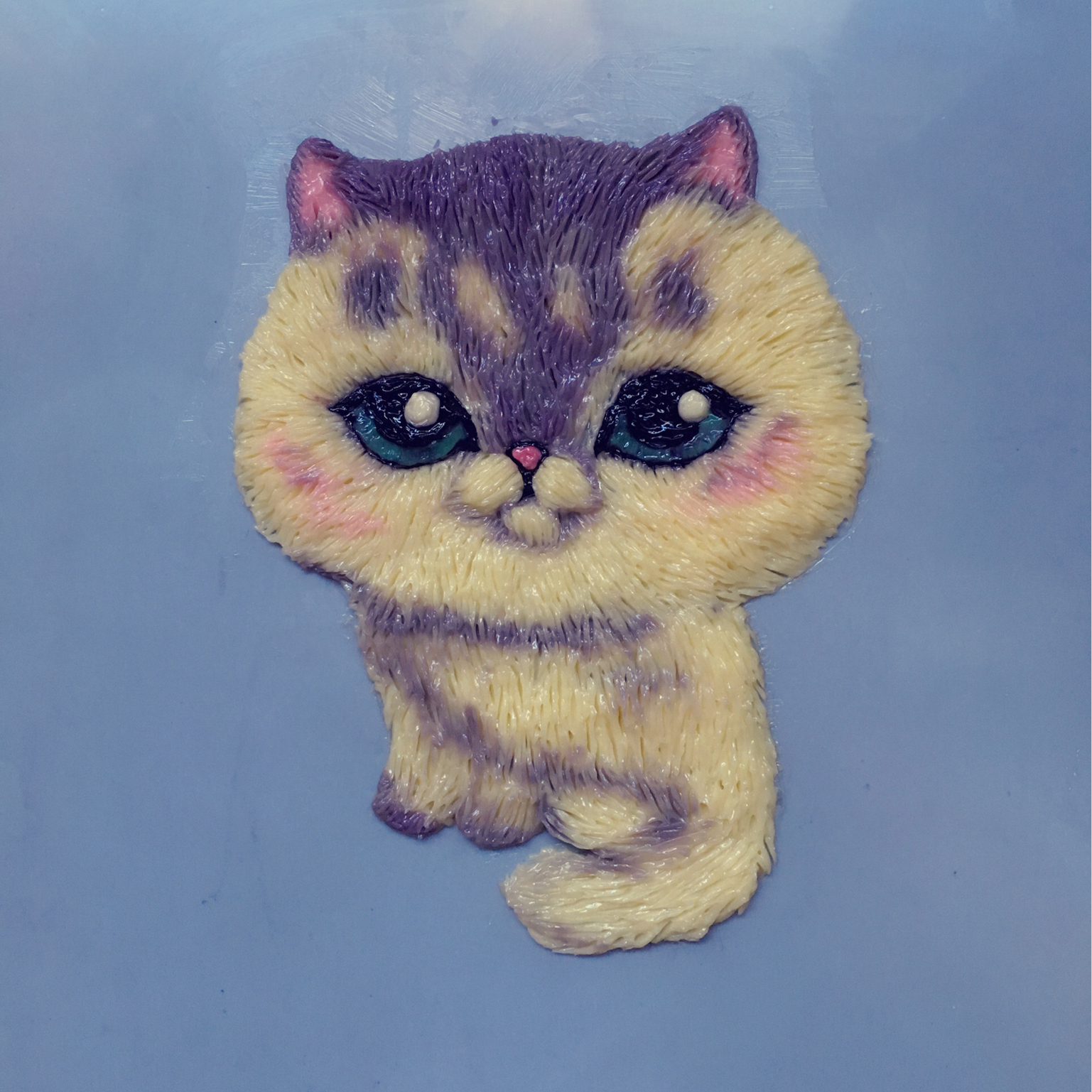 3D刺绣彩绘教程(动物毛发刷法）