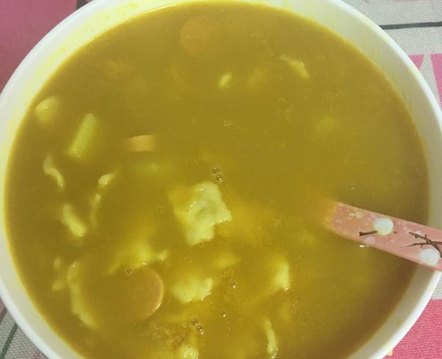 咖喱土豆猫耳面(独家)的做法