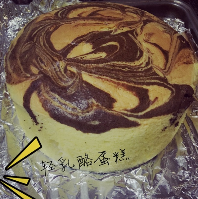 6寸轻芝士蛋糕(乳酪戚风蛋糕)