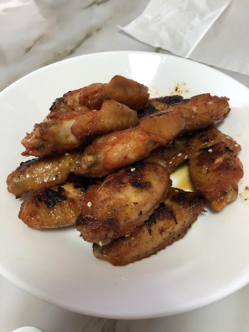 免烤箱❗️好吃到舔手指的蒜香孜然奥尔良鸡翅