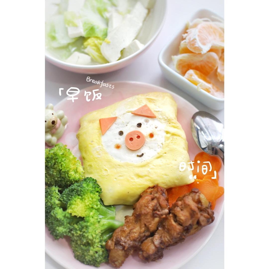小猪蛋包饭
