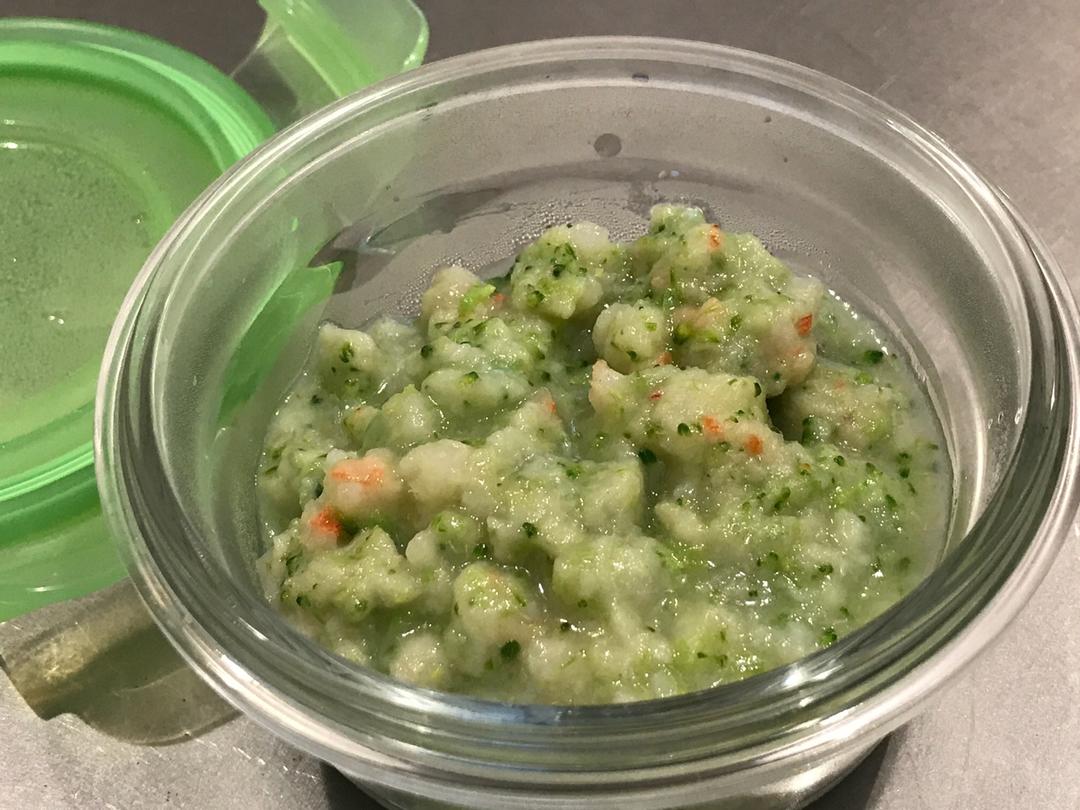 【快手辅食】蔬菜虾肉粒粒面（10m+）