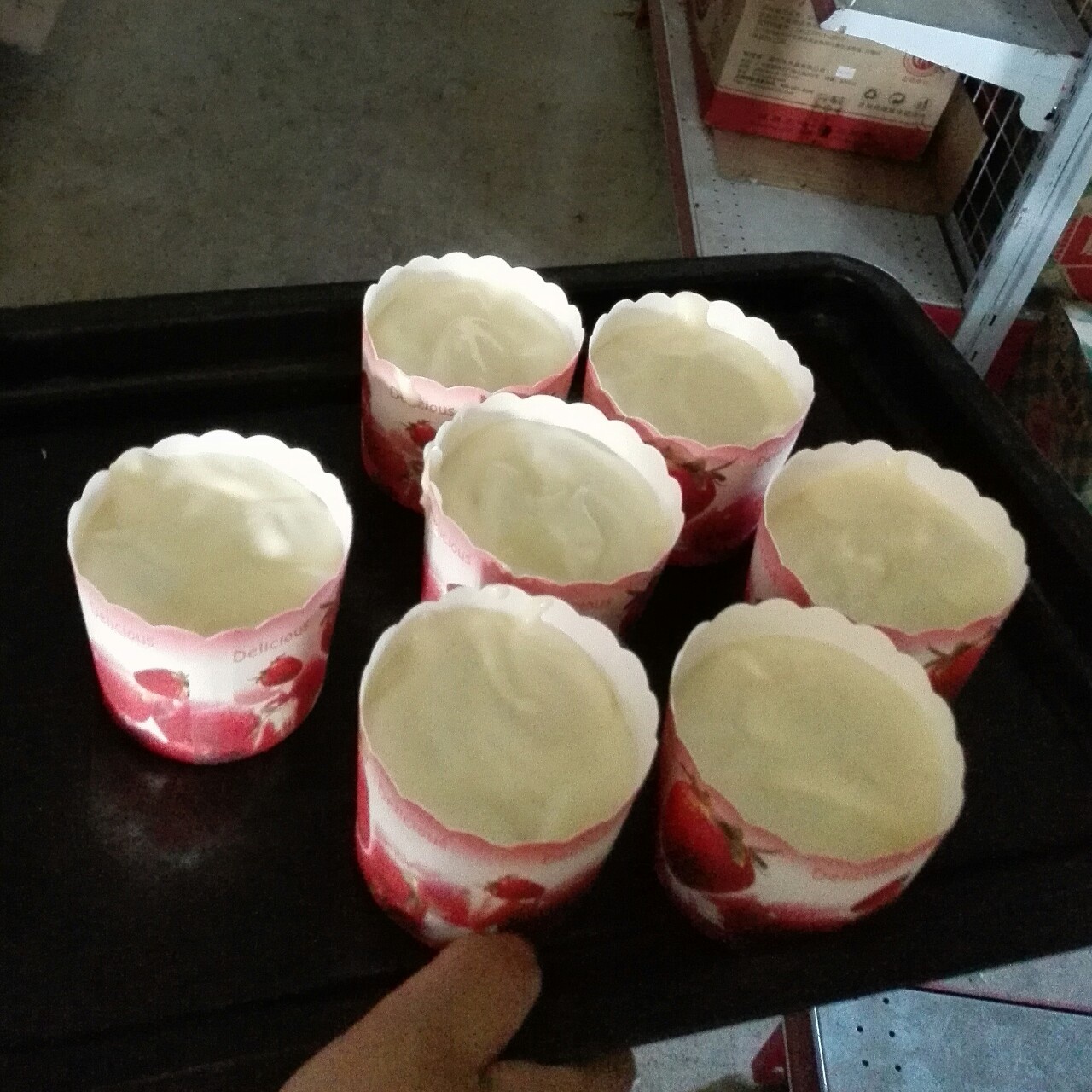 蜂蜜戚风杯子蛋糕