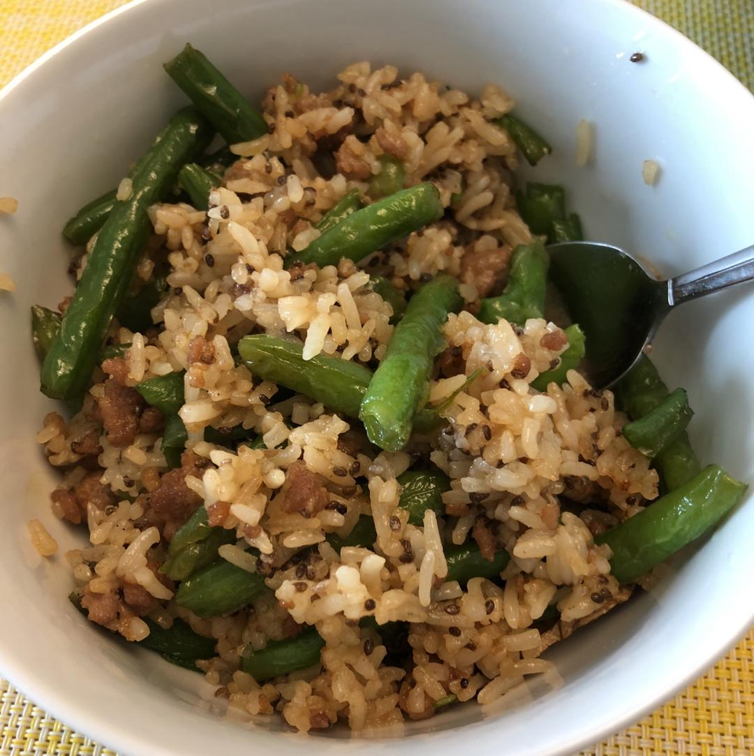 四季豆油饭