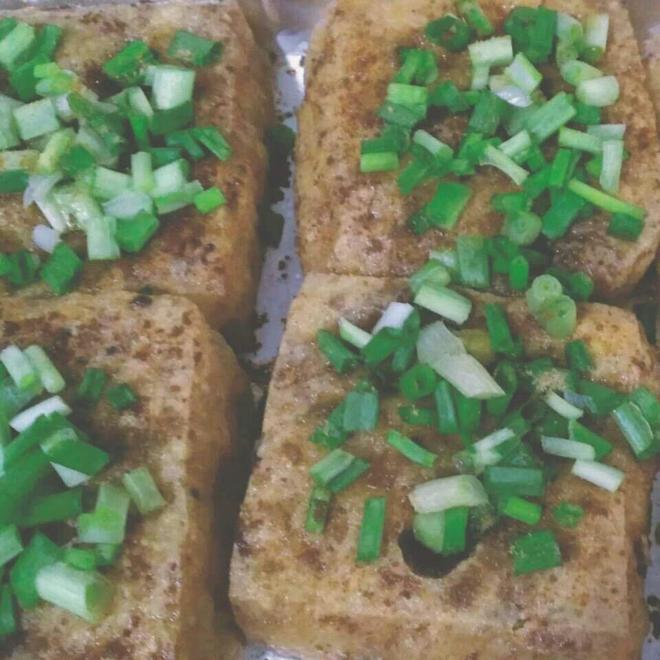 烤箱版葱烤豆腐干(潮汕烤香腐)--超好吃又简单的做法